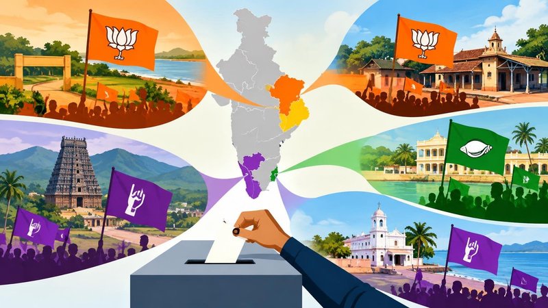 Bypoll results: BJP wins Nandigram and Rejinagar, TVK takes both Tamil Nadu seats