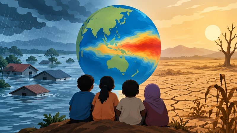 El Niño puts 347 million children at risk, UNICEF warns; 190 million in Asia