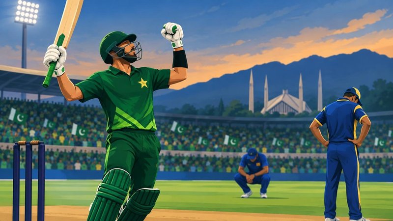Farhan's 89 helps Pakistan chase 183 to beat Sri Lanka in first T20I in Rawalpindi
