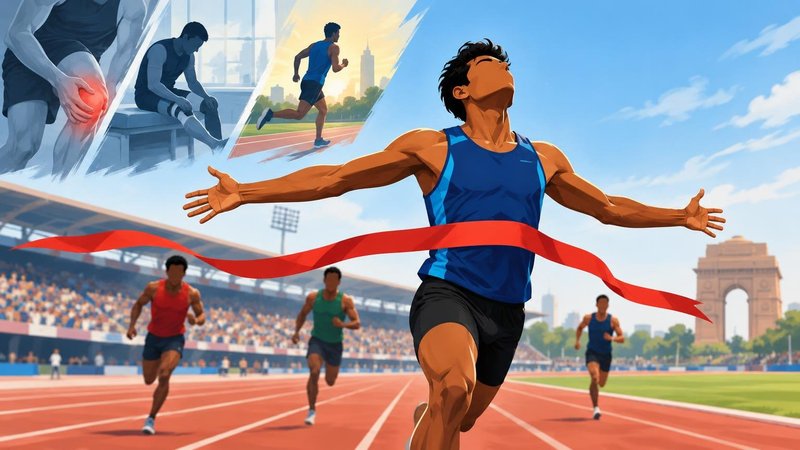Manikanta Hoblidhar wins national open 100m in 10.25s in first race since injury