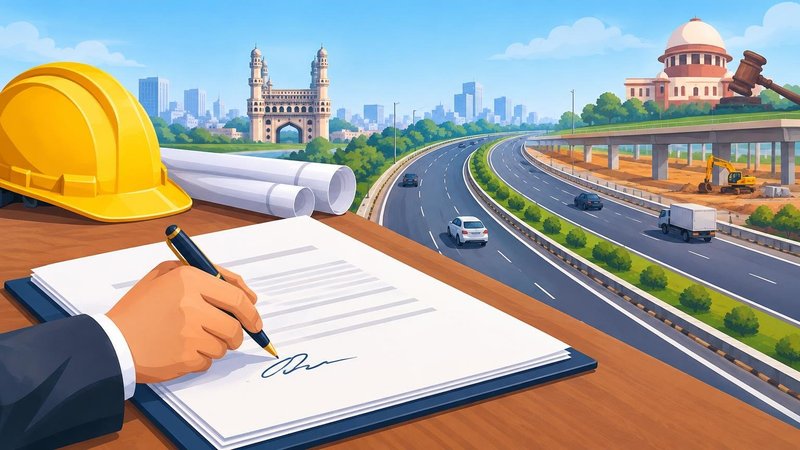 NCC wins Rs 1,286 crore order for Hyderabad's Radial Road-2, first package