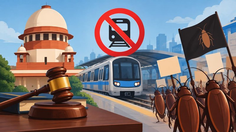 Supreme Court bars full Delhi Metro shutdown ahead of Cockroach Janta Party protest