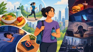 Urban Indian Young Adults Define Healthy Living: Diet, Sleep, Exercise, Less Screen Time