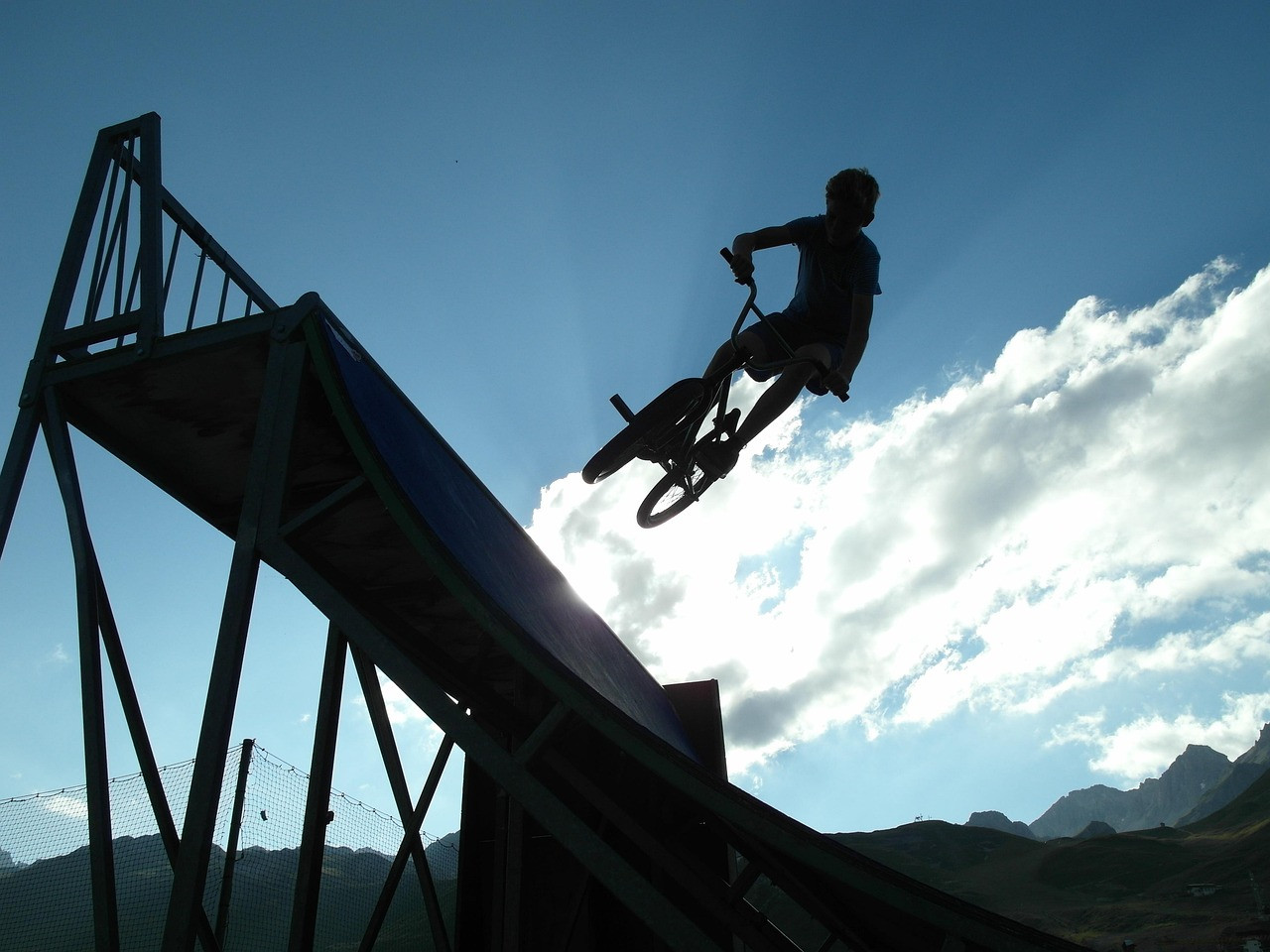 Representative image: bmx bike rider ramp