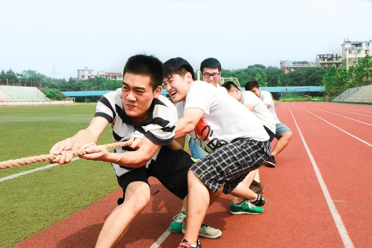 Representative image: tug of war rope game