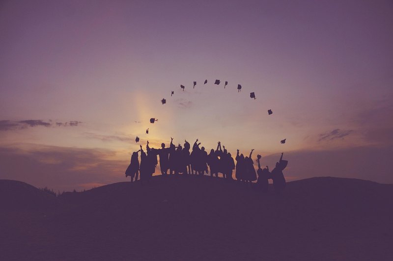 Representative image: young graduates job fair