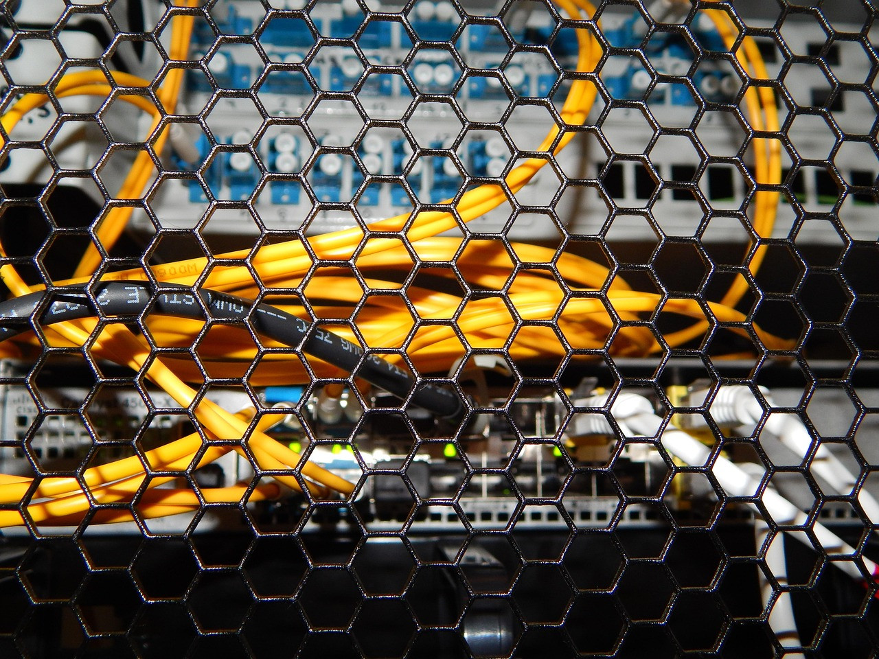 Representative image: server rack cables