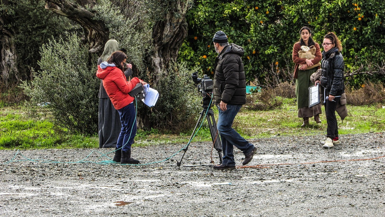 Representative image: movie camera crew