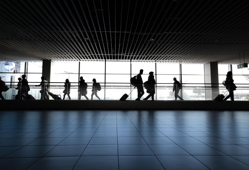 Representative image: airport departure gate