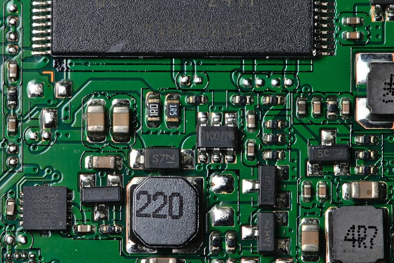 Representative image: computer chip circuit board
