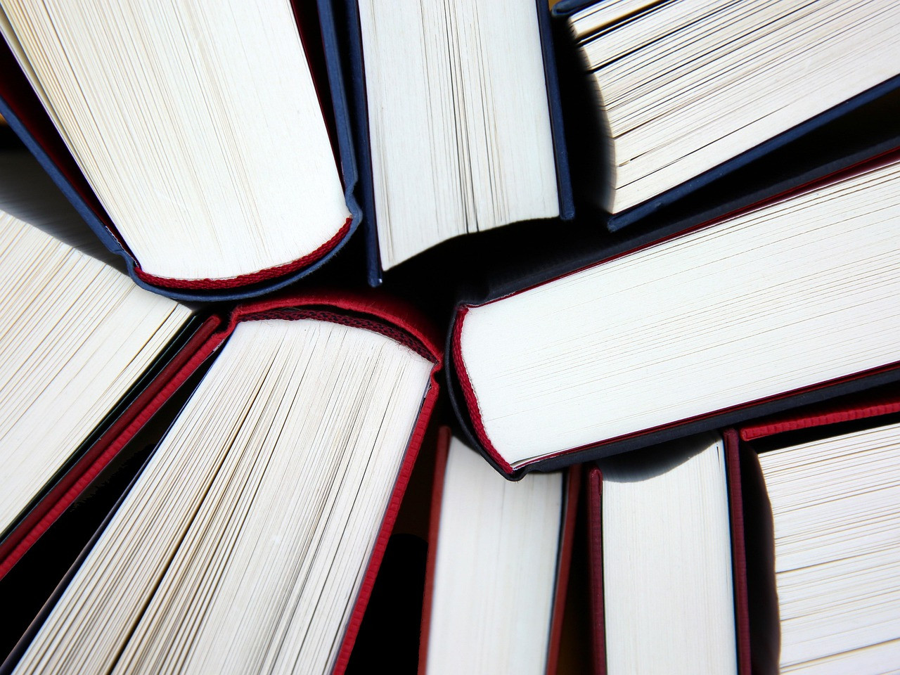 Representative image: medical textbooks study desk