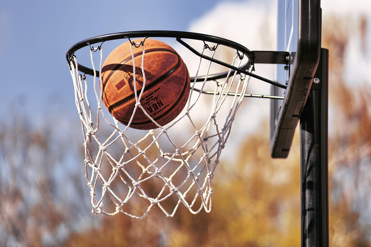 Representative image: basketball hoop and ball