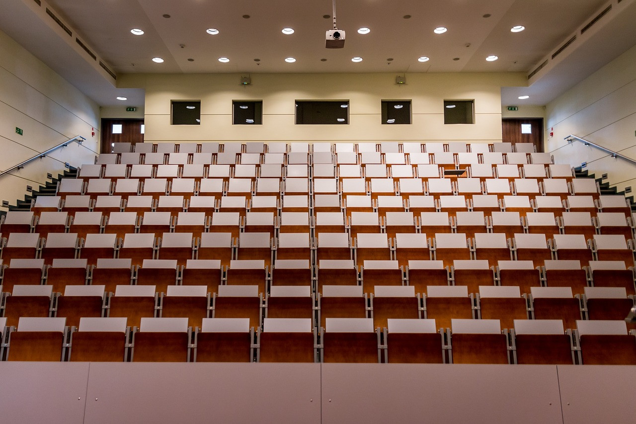 Representative image: lecture hall empty seats