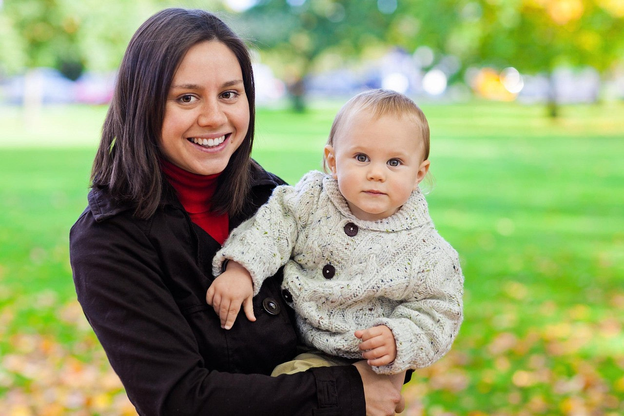 Representative image: mother holding baby