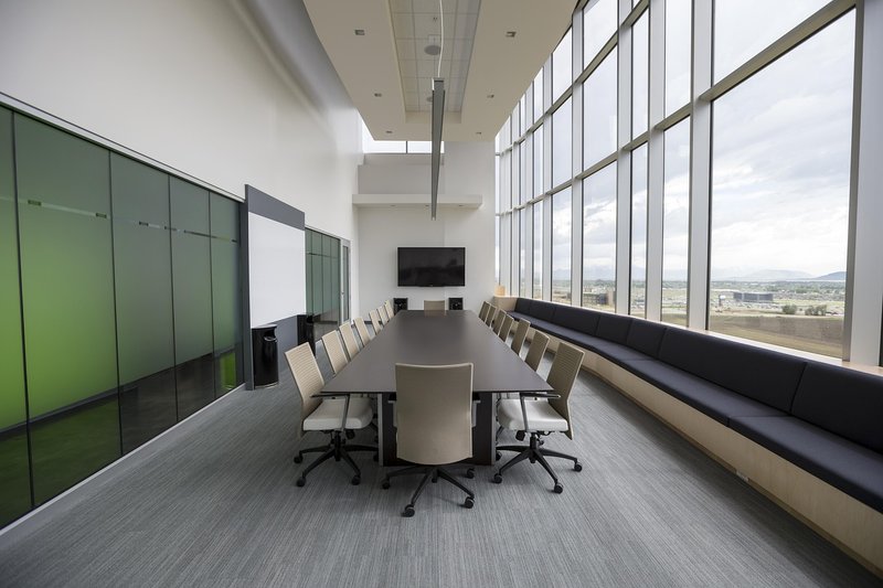 Representative image: empty boardroom table