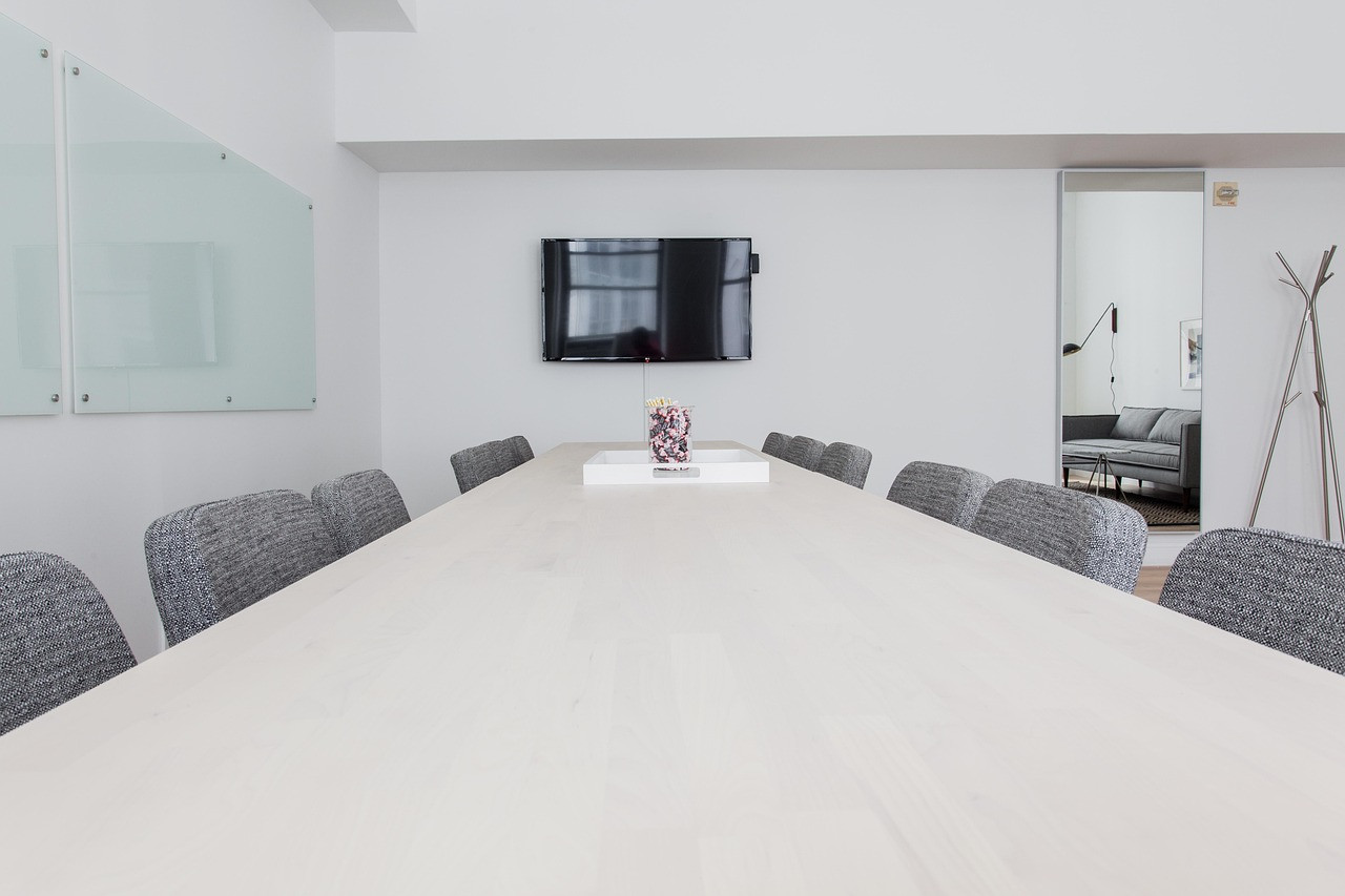 Representative image: businesswoman in office boardroom
