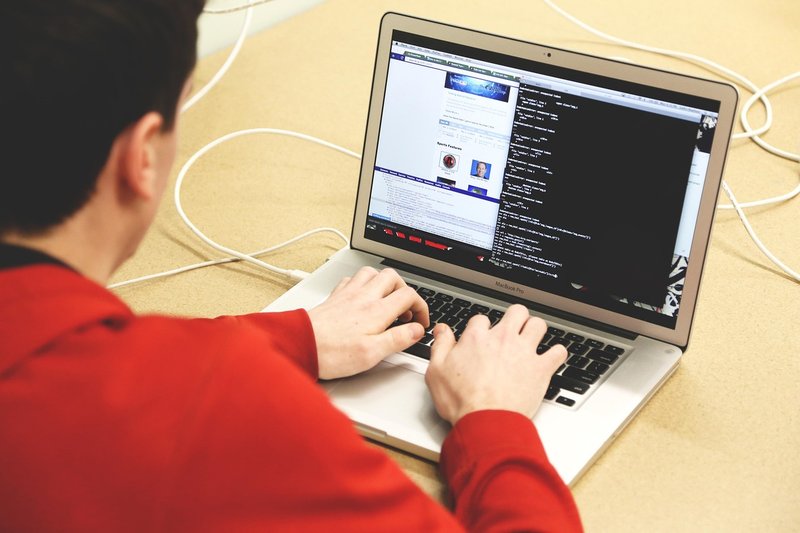 Representative image: laptop screen with code
