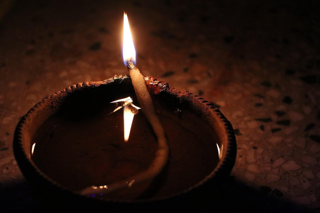 Representative image: diya oil lamps