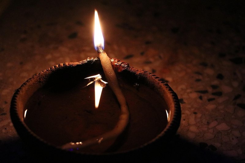 Representative image: diya oil lamps
