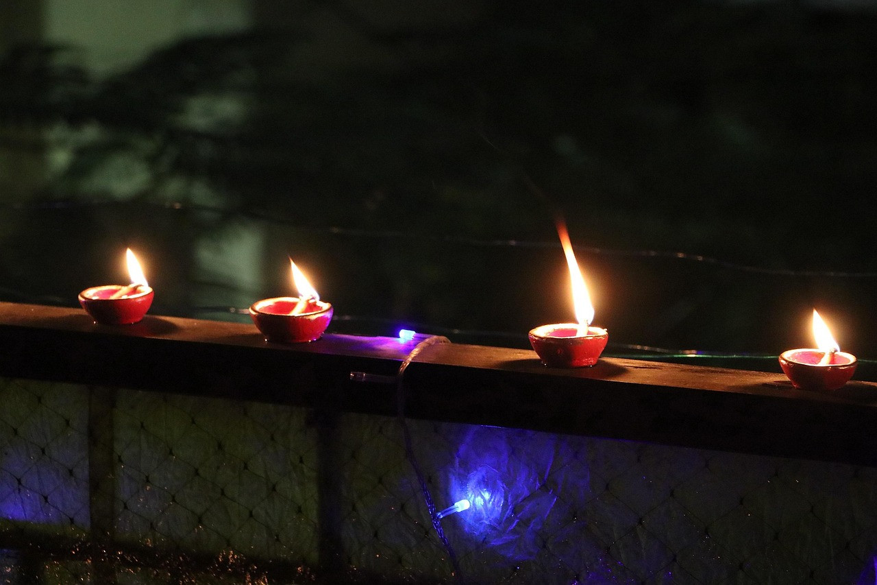 Representative image: diya oil lamps