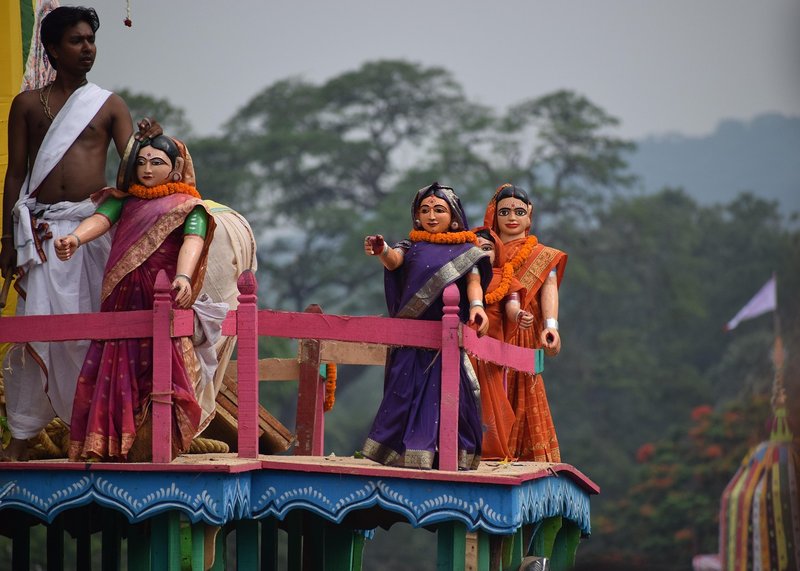 Representative image: india festival chariot procession