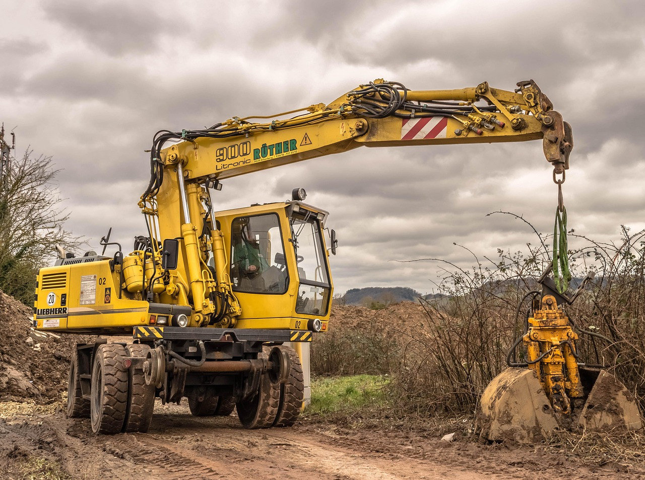 Representative image: excavator on construction site