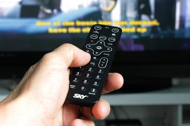 Representative image: television remote streaming screen