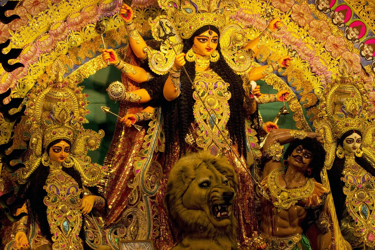 Representative image: durga idol pandal