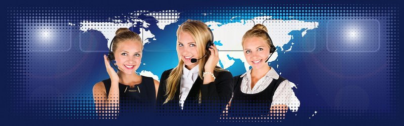 Representative image: call center headset