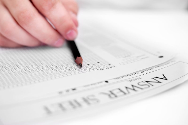Representative image: students writing an exam