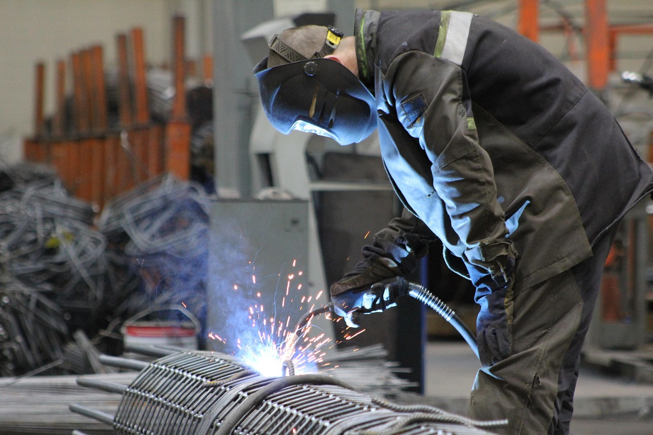 Representative image: welder working in a factory
