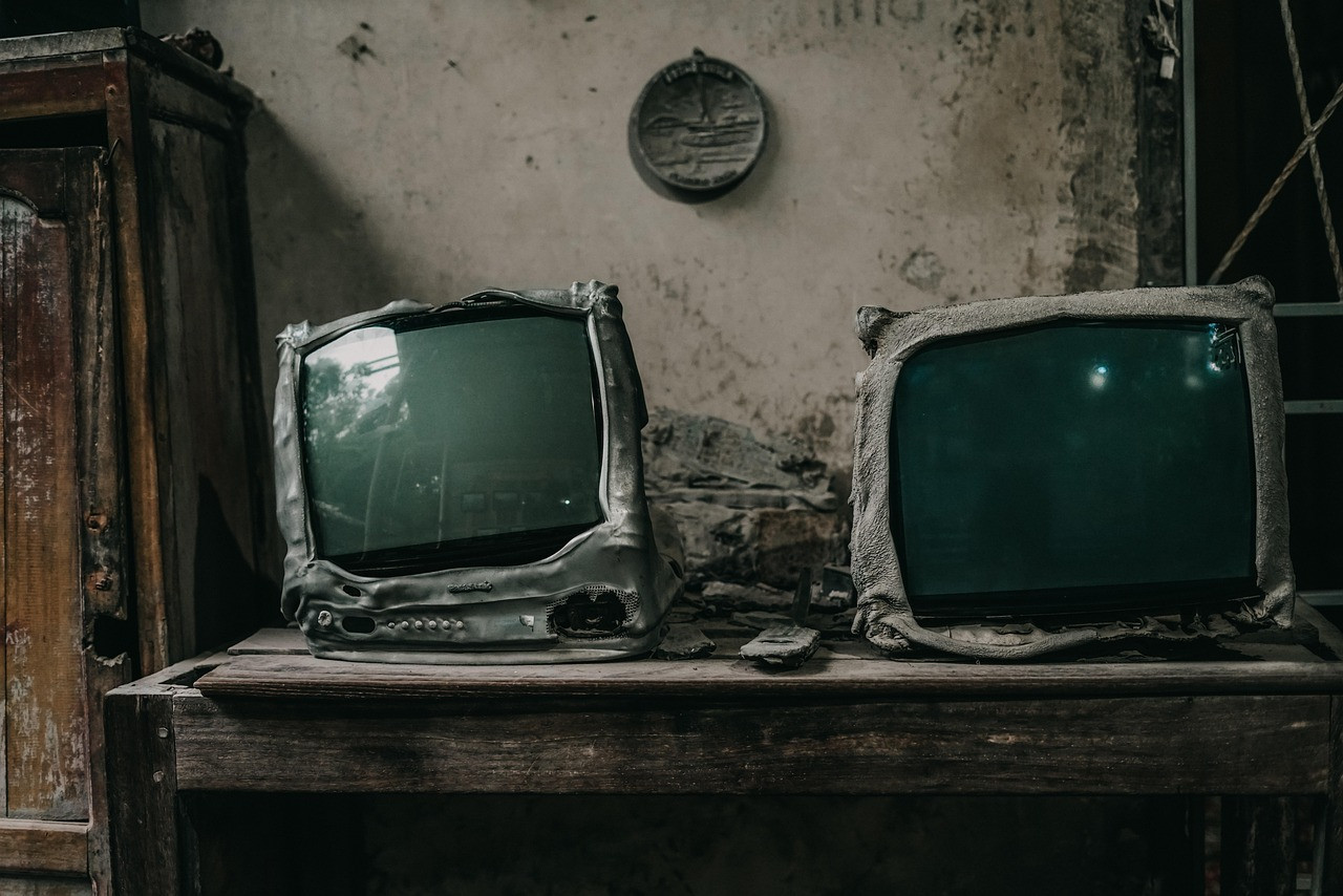 Representative image: television in dark room