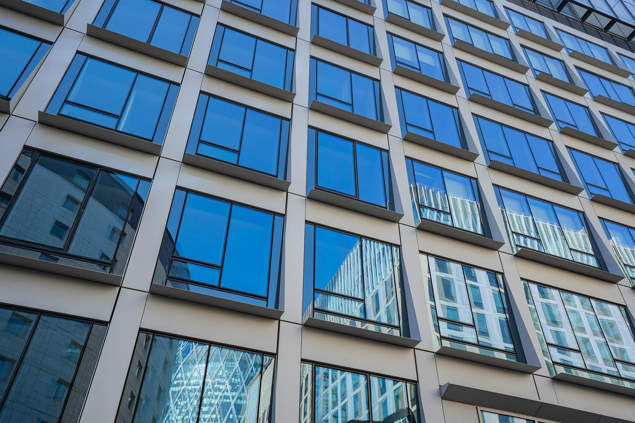 Representative image: modern office building it park