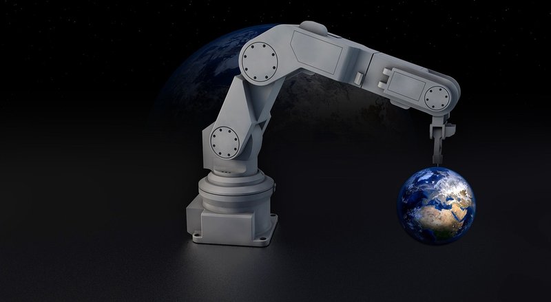 Representative image: car factory robot arms