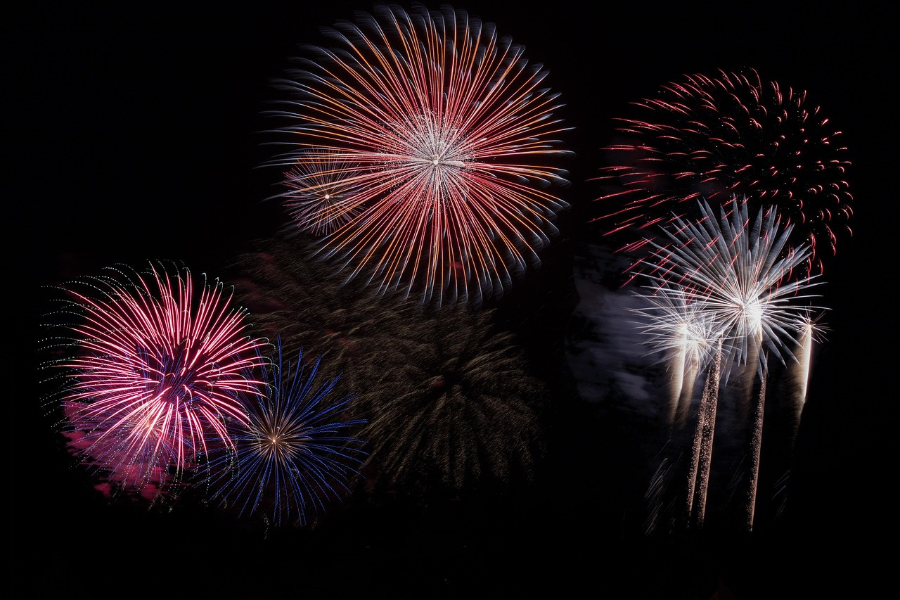 Representative image: firecracker sparks night