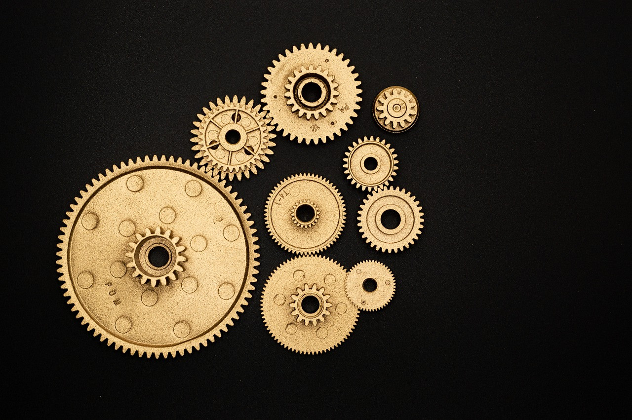 Representative image: industrial gears machinery