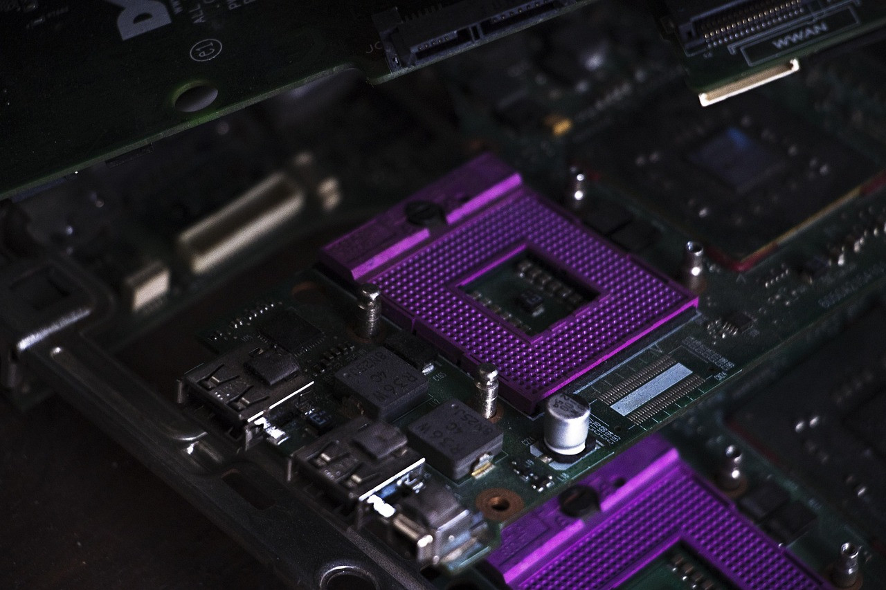 Representative image: computer chip circuit board