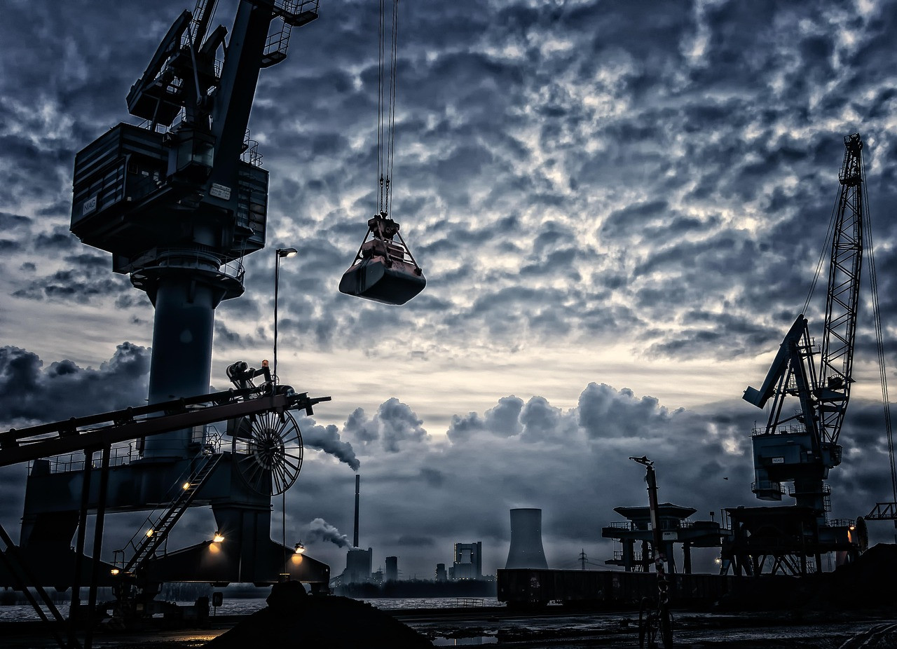 Representative image: cargo containers at a port