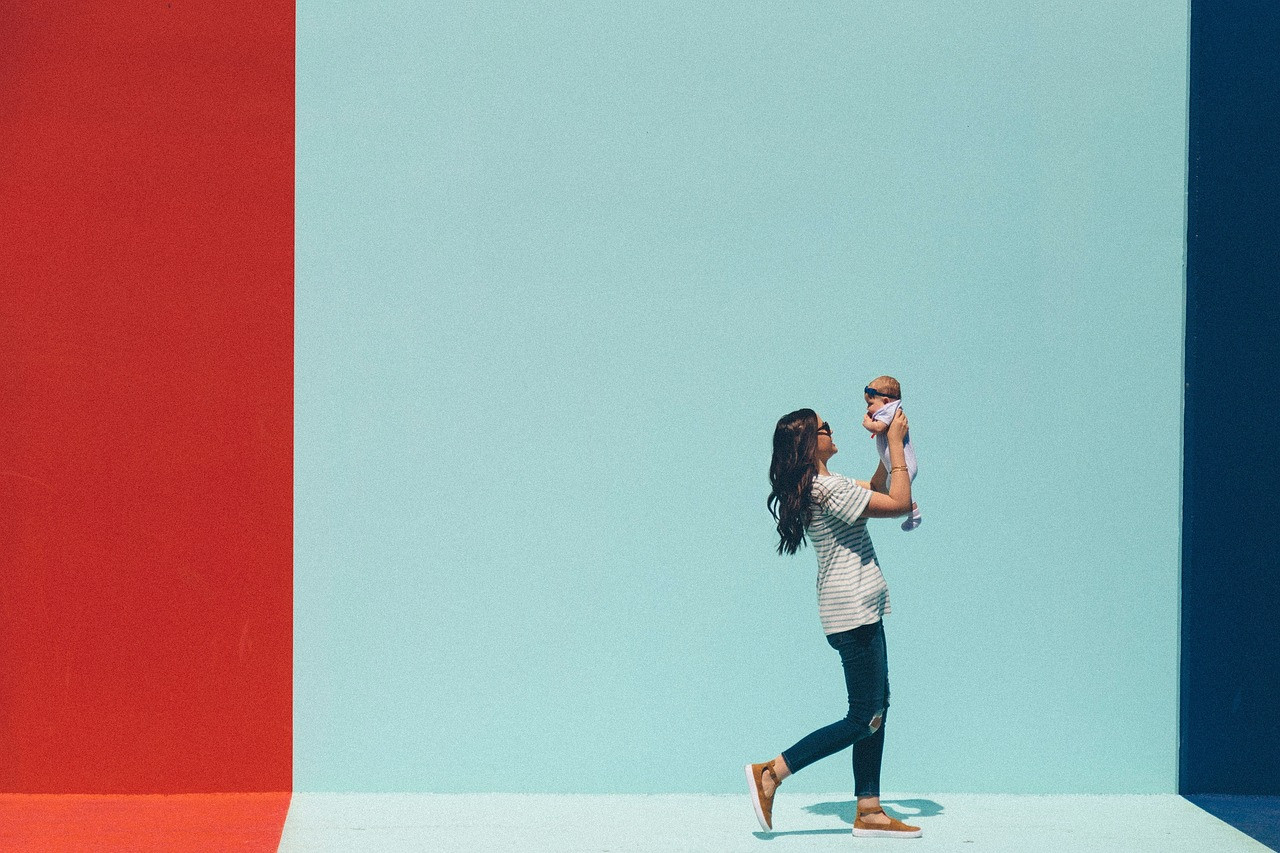 Representative image: mother holding baby