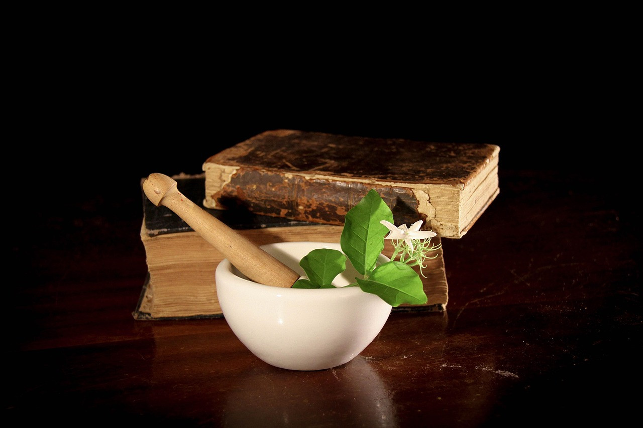 Representative image: ayurvedic herbs mortar pestle