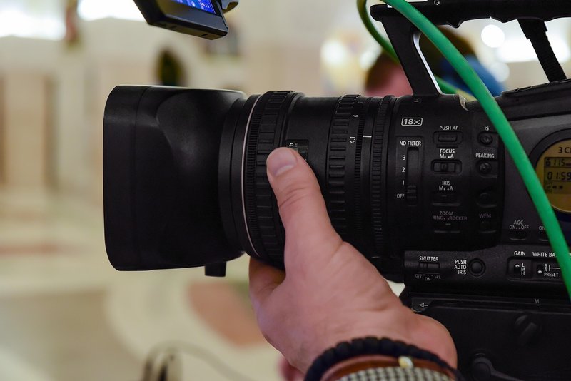 Representative image: television camera studio