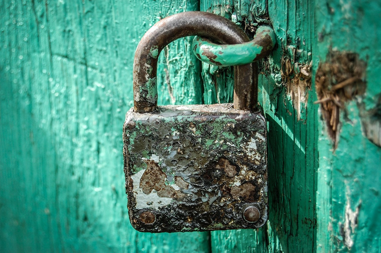 Representative image: padlock on keyboard
