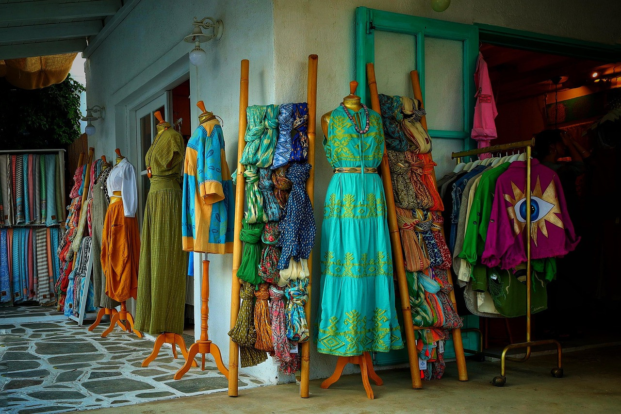 Representative image: clothing rack fashion studio