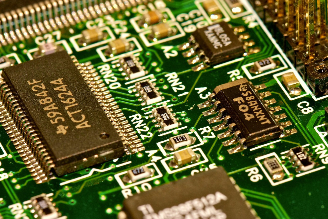 Representative image: computer chip circuit board