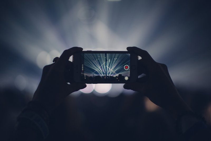 Representative image: teenager using smartphone at night