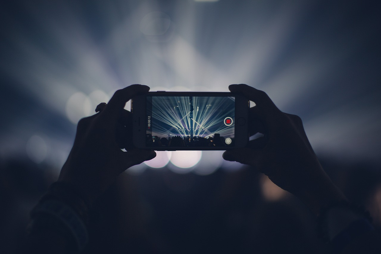 Representative image: teenager using smartphone at night