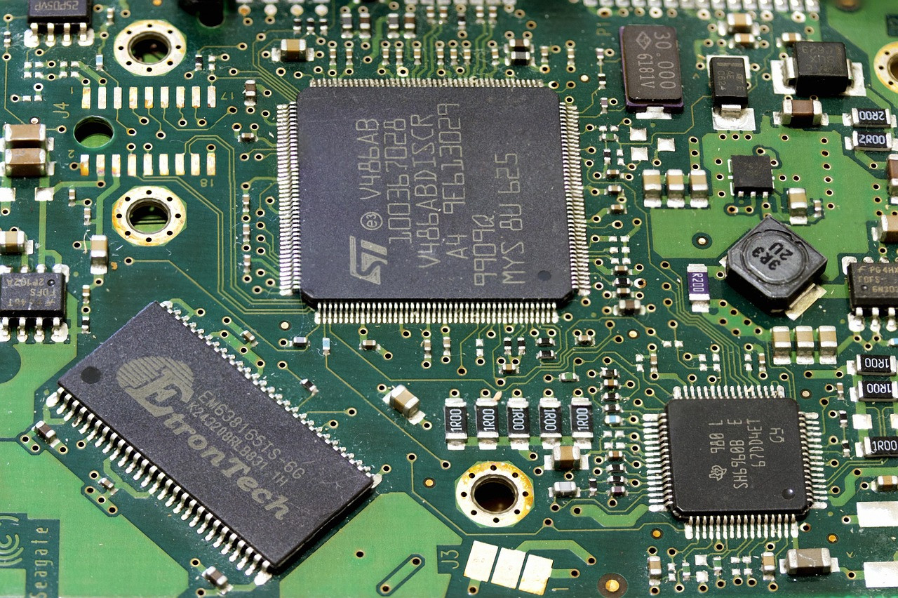 Representative image: computer chip circuit board
