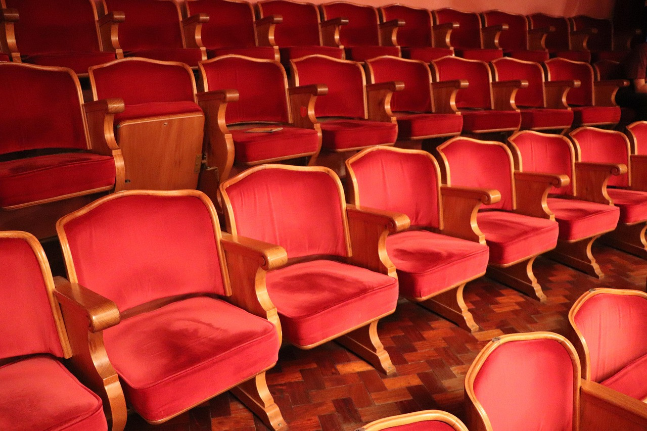 Representative image: cinema seats movie theatre