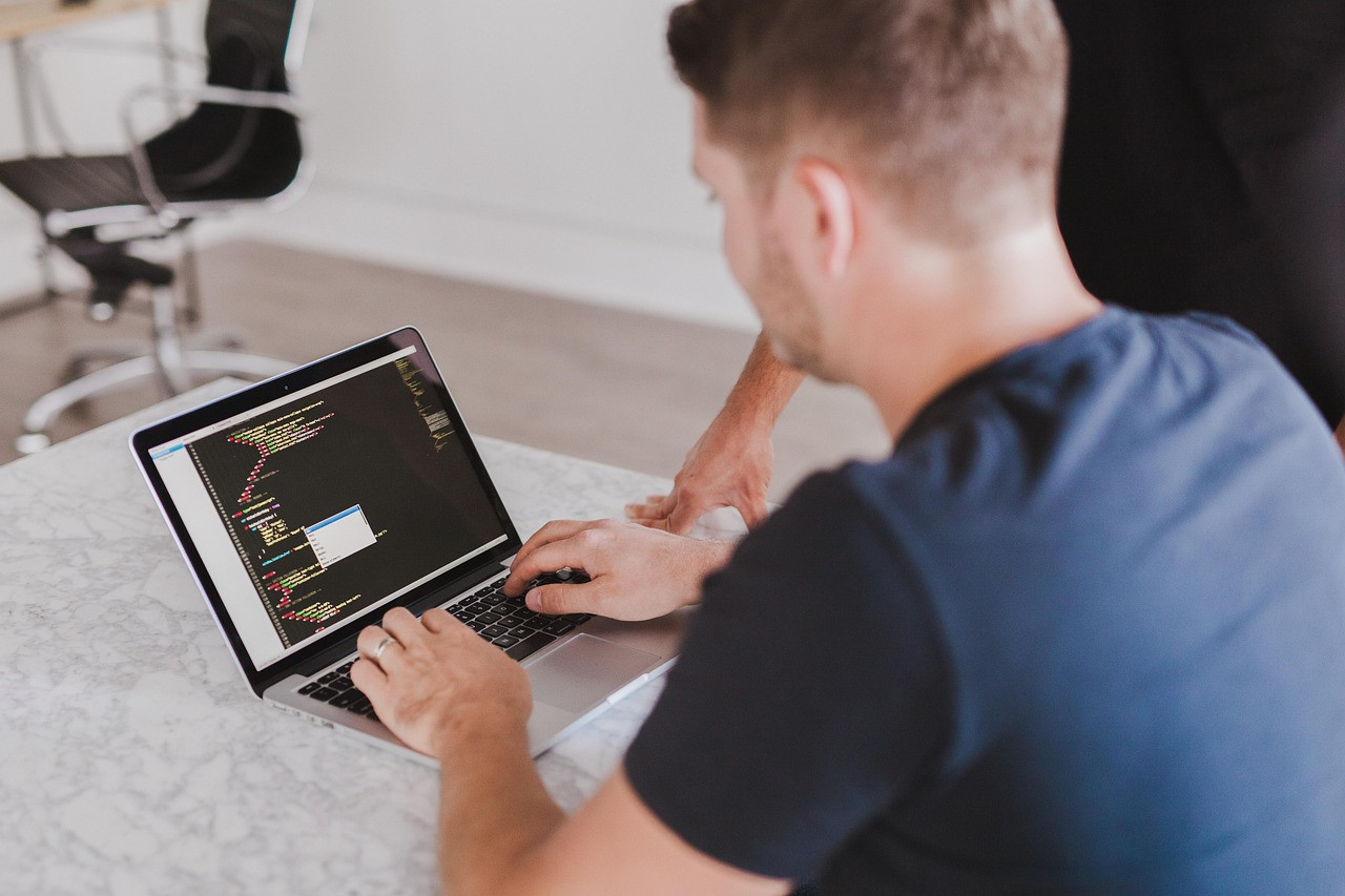 Representative image: software developers working in an office