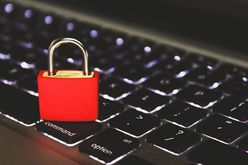 Representative image: cyber security padlock computer